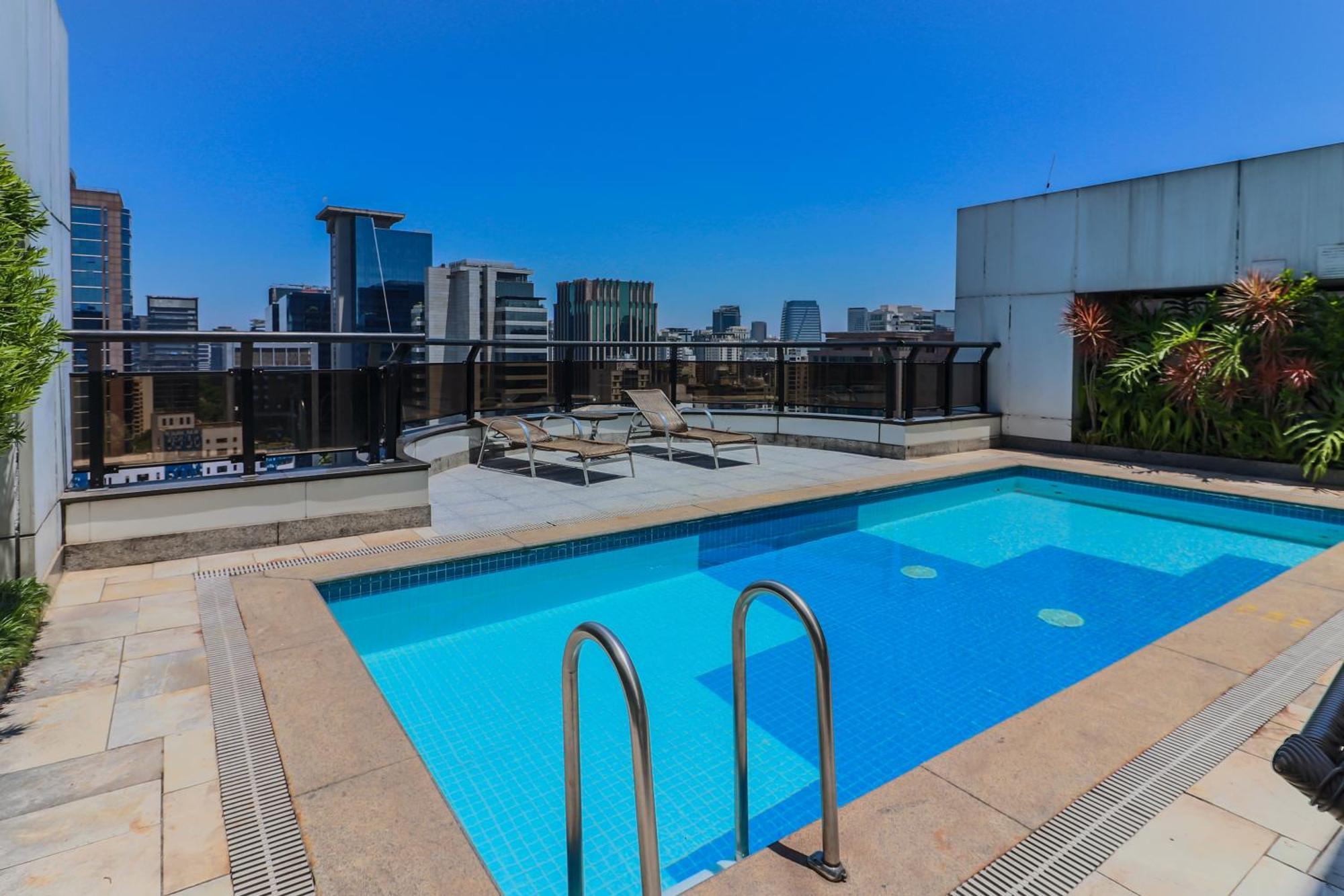 Flat Particular Dentro Do Hotel Executive Transamerica Faria Lima! San Paolo Esterno foto