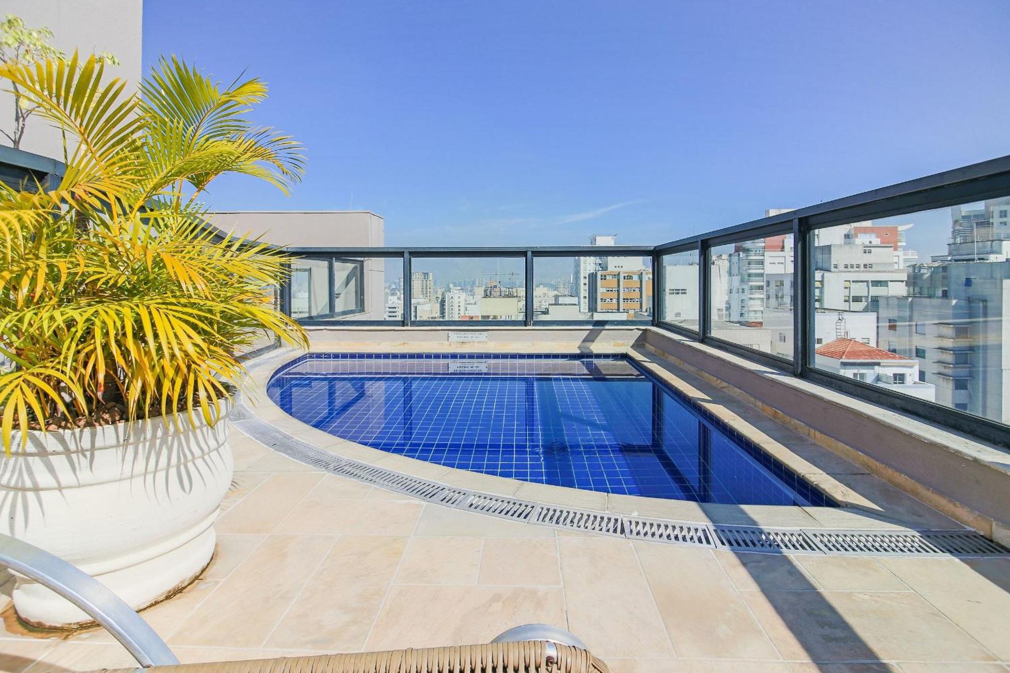 Flat Particular Dentro Do Hotel Executive Transamerica Faria Lima! San Paolo Esterno foto